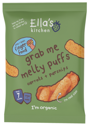 Picture of grab me melty puffs Carrots & Parsnips