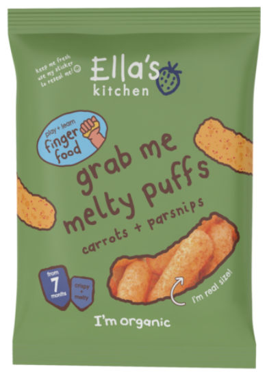 Picture of grab me melty puffs Carrots & Parsnips