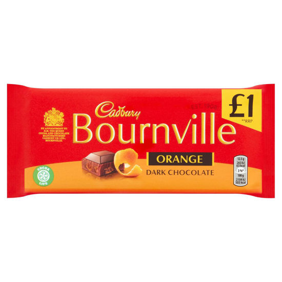 Picture of Cadburys Bournville Orange Dark Chocolate